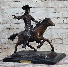 Frederic REMINGTON Bronze Sculpture Cowboy on Horse Western Art Old West 15