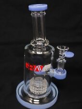 8” GRAV Labs Light Blue Thick Glass Water Pipe w/ Perc picture