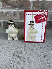 Lenox Ornament HOLIDAY CHEER Snowman & Star #884416 with Box 3.5