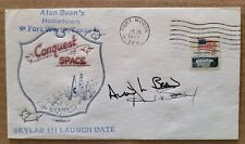 Alan Bean (d. 2018) Signed 1973 FDC Postal Cover SKYLAB III  BEAN'S HOMETOWN COA picture