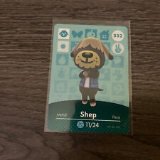 Shep #332 Authentic Animal Crossing Amiibo Card Series 4 picture