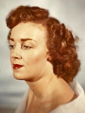 i4 Photograph Beautiful Close Up Profile POV 1950's Red Head Headed Housewife picture