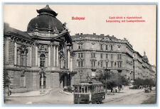 Budapest Hungary Postcard Leopoldring with Comedy Theater c1910 Unposted picture