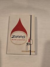 Vintage  Zippo No. 1610 Slim High Polish Cigarette Lighter - In Box - Inscribed  picture