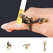 2PCS Cigarette Holder Ring Clip Smoker Holder Cigarette Holder Ring Dragon Men picture