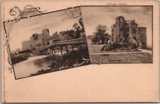 Vintage 1900s NEWARK CASTLE England UK Postcard Two Views / TUCK'S Unused picture