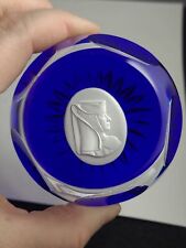 Baccarat Sister Berta Hummel Glass Paperweight Signed picture