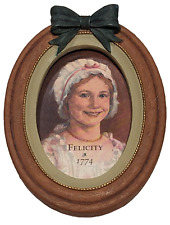 American Girl Felicity Picture Oval Hallmark 2003 Frame 4 x 3+ Hanging & Standup picture