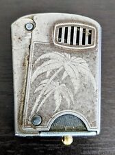 Vtg 1930s/1940s IMCO Safety 4200 Squeeze Lighter w/ PALM TREE Engraving Design  picture