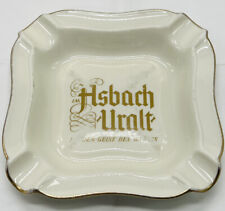 Vintage Asbach Uralt German Ashtray Gold-Rimmed Cigar Cigarette Ashtray Heinrich picture