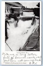 1905 OAKLAND MAINE CASCADE WATERFALLS METROPOLITAN NEWS CO BOSTON POSTCARD picture