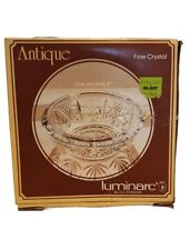 VINTAGE Ash Tray Durand Luminarc Fine Clear Crystal 6” Open Box See Photos picture