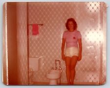 Photograph 79's Pretty Woman Bidet Bathroom Found Family Photo Picture picture