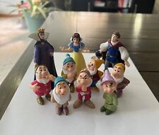 Lot of 10 -Snow White and the Seven Dwarfs 1993 Mattel Figurines Disney PVC Set picture