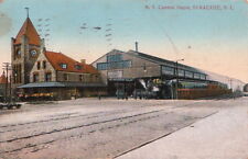  Postcard Railroad NY Central Depot Syracuse NY 1909 picture
