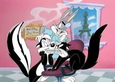 Looney Tunes Bugs Bunny and Pepe Le Pew  Cartoons 5x7 Photo Print picture