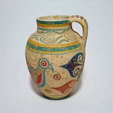 Rare Clay Pot Copy from Island of Kreta 1500 B.C. No 334 Greece Pottery picture