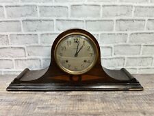 VTG Waterbury Turnback Style Mantle Clock With Inlaid Mahogany READ DESCRIPTION picture