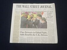 2021 MARCH 17 THE WALL STREET JOURNAL - U.S. EYES TOUGHER STANCE ON DRUG MERGERS picture