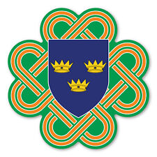Shamrock/Celtic/St. Patrick’s Day Decal - Celtic Clover Knot Munster Heraldry picture