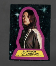 1978 Topps Battlestar Galactica sticker #13 Survivor of Carillon Excellent picture