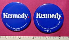 TED KENNEDY MASSACHUSETTS SENATE RE-ELECTION PINBACK BUTTONS DIFFERENT BUGS  BR picture