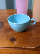 Vintage Miramar Melmac #404-8 Turquoise Weber Plastic Teacup Cup Coffee Blue picture