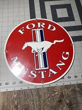 Ford Mustang Metal Sign Garage Wall Decor Gas Oil Tools Parts Bar Vintage Style picture