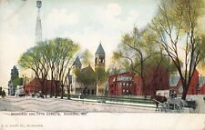 Broadway & Fifth Street Hannibal Missouri MO 1910 Postcard picture