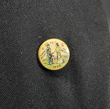 Antique  1892 Pin Button K&L Of S Knights & Ladies Security Insurance Frat *READ picture