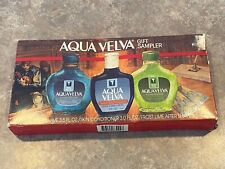 Vintage 1980s Aqua Velva Aftershave Gift  Please Read Ice Blue Lime picture