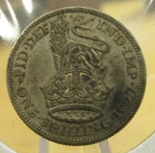 1927 British Shilling 50% Silver Coin - Great Britain picture