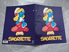 VINTAGE 2001 SMURFETTE POCKET FOLDER IN A NEW CONDITION picture