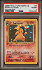 Pokemon Card 2000 Typhlosion 17/111 1st Edition Neo Genesis - Graded PSA 8 NM-MT picture