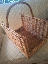 Ex-Lg Rattan Basket Open Sided Handled Multi-Use picture