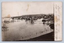 K3/ Byesville Ohio RPPC Postcard c1910 Guernsey Co Flood Disaster 527 picture