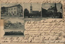 France 1901 Gruss aus Goxweiler Postcard 10pf stamp Vintage Post Card picture