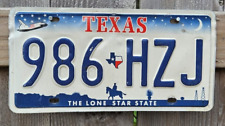Old Texas Truck License Plate with Texas Flag separator  986*HZJ picture