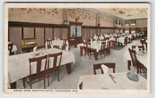 Postcard Interior View of McLester Hotel Dining Room in Tuscaloosa, AL. picture
