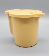 Vintage TUPPERWARE Creamer Container Iconic Harvest Gold 574 Used picture