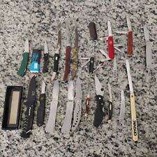Lot of 20 knives/knife Case, Swiss, Zippo, Gerber, Sog, Sandvik, Bahco, Kershaw, picture