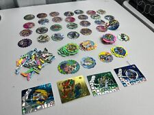 Mixed Lot of Twisties Beyblade Mega Tazo Topz Disc Spinners Punched & Unpunched picture