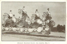 Shriners Electrical Parade Los Angeles May 7 1912 Postcard Fire Flies picture