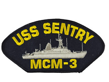 USS Sentry MCM-3 Ship Patch - Great Color - Veteran Owned Business picture