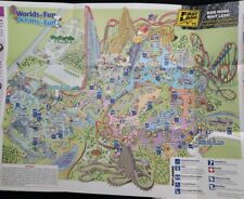 2013 Worlds of Fun Amusement Park Map Brochure Guide picture