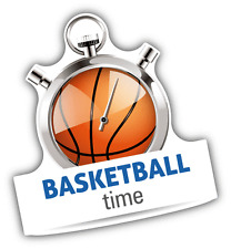 Stopwatch Basketball Time Sport Car Bumper Sticker Decal 5