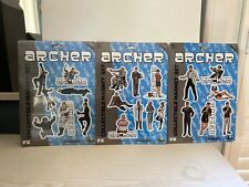 NEW 2014 ARCHER Animated FX Factory Entertainment Collectible Magnet Set of 3 picture