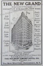 1906 Ad * The New Grand Hotel Broadway + 31st St New York Hulbert Grand Hotel Co picture
