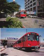 (2 cards) Articulated Trolley at San Diego CA, California picture