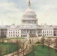 Vintage Postcard The Capitol Building From The Liberty of Congress Washington DC picture